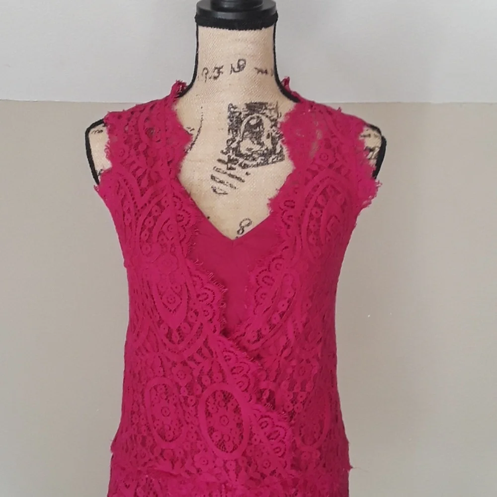 NWT, Free People Heart in Two Lace Mini Dress - Picture 12 of 15